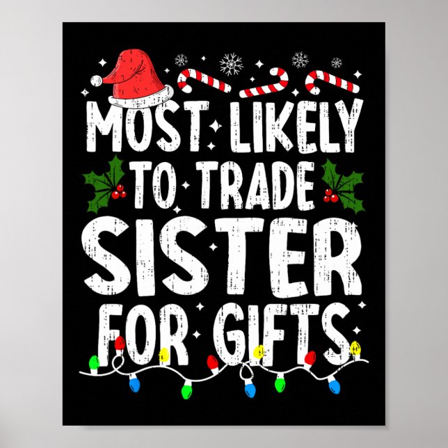 Póster A La Mayoría Les Gusta Comerciar Con Navidades De  (Frente)