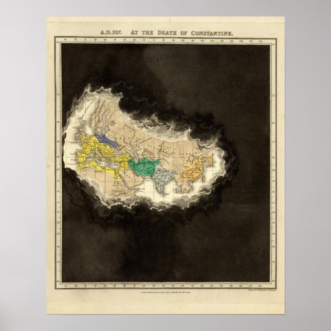 Póster A la muerte de Constantine 337 AD (Frente)