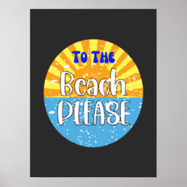 Póster A La Playa, Por Favor