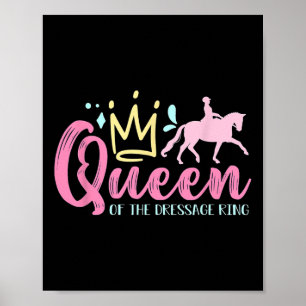 Póster A La Reina Del Anillo De Vestido Le Encanta El Mon