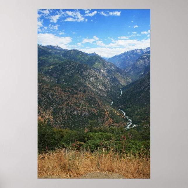 Póster A la salida del Cañón Kings (Frente)