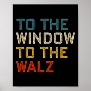 Póster A La Ventana De La Rueda Kamala Harris Tim W