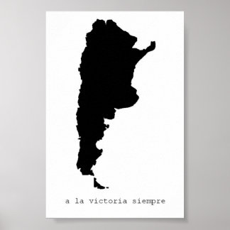 Póster a la victoria siempre poster