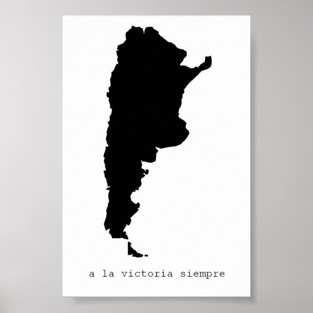 Póster a la victoria siempre poster (Frente)