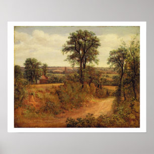 Póster A Lane near Dedham, c.1802 (oil on canvas)