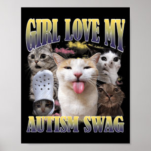 Póster A las chicas les encanta mi estilo de autismo dive