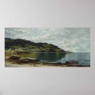 Póster A lo largo de la costa del Maine