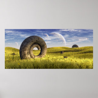 Póster A lo largo de la torre de observación 2