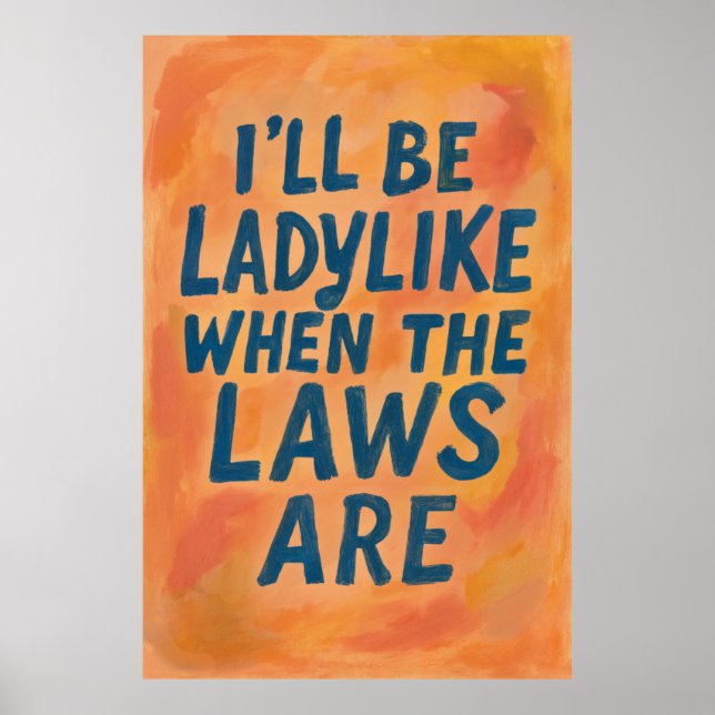Póster A Los Diablos Cuando Las Leyes Son, Audaz Poster F (Frente)