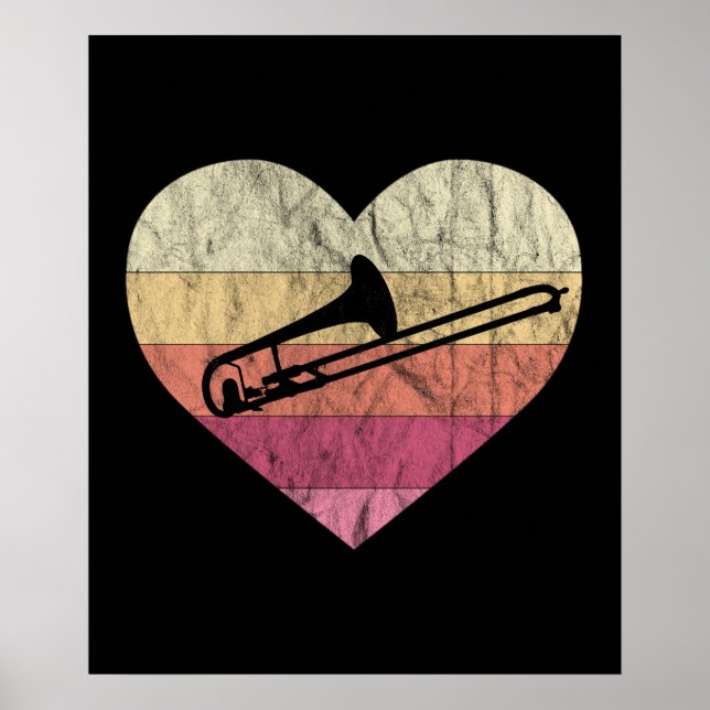 Póster A los trombonistas les encanta jugar trombona (Frente)