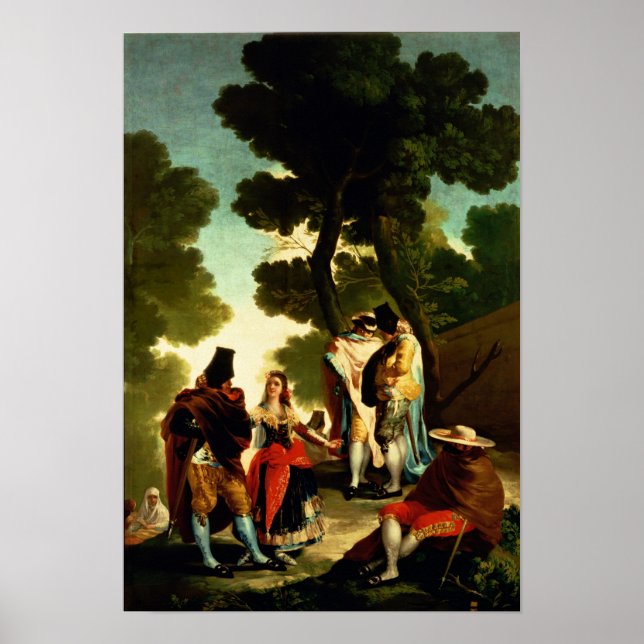 Póster A Maja and Gallants, 1777 (Frente)