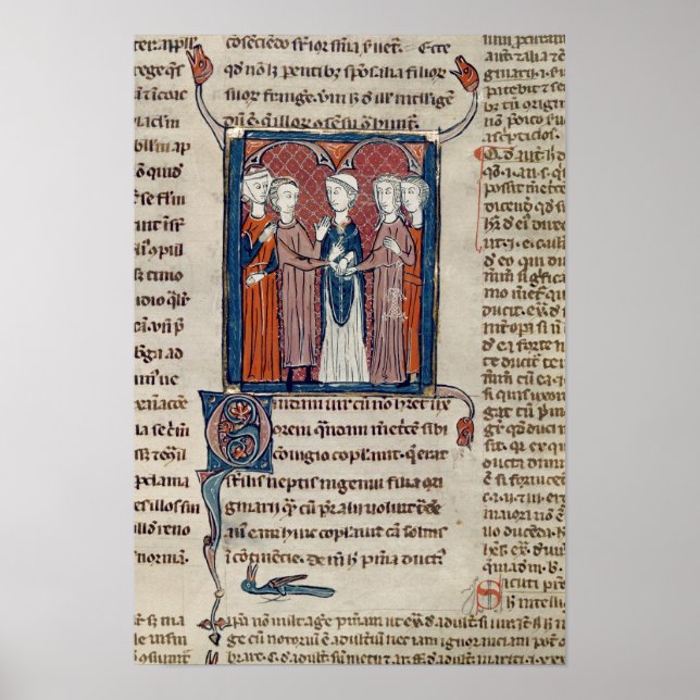 Póster A Marriage Scene, from 'Decrets de Gratien' (Frente)