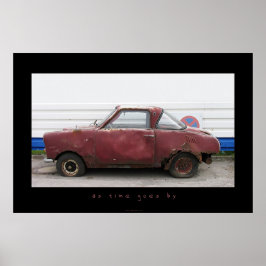 Póster a medida que pasa el tiempo