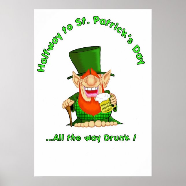 Póster A medio camino de St Pattys (Frente)