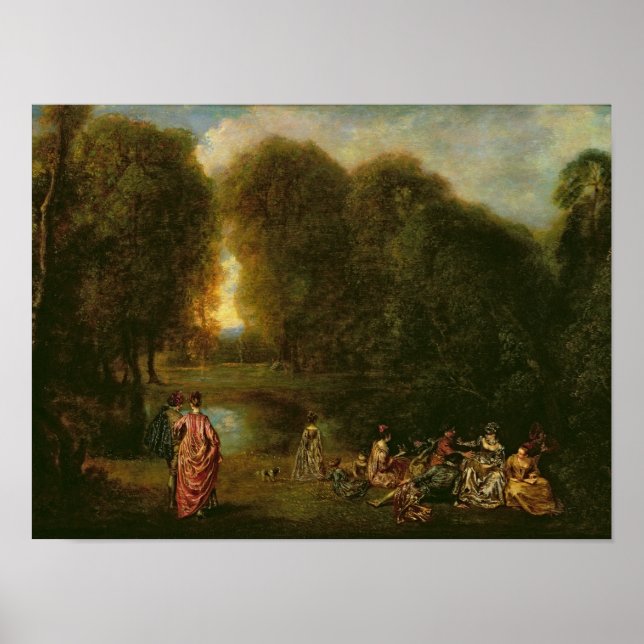 Póster A Meeting in a Park (Frente)