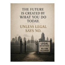 A menos que Legal diga que no Oficina corporativa