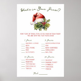 Póster A Merry Little Baby Shower Baby Shower Game