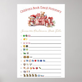 Póster A Merry Little Baby Shower Baby Shower Game