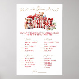 Póster A Merry Little Baby Shower Baby Shower Game