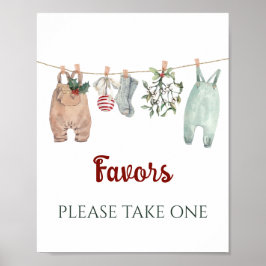 Póster A Merry Little Christmas Clothes Favors
