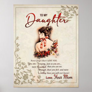 Póster A Mi Hija, A Mi Hija Y A Mi Mamá