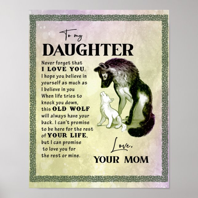 Póster A Mi Hija, A Mi Hija Y A Mi Mamá (Frente)