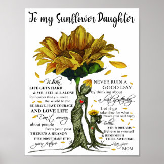 Póster A mi hija del girasol