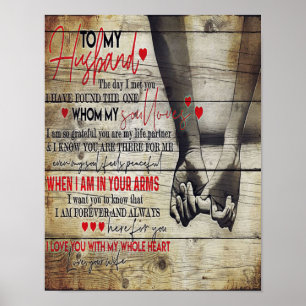 Póster A Mi Marido, Cita De Amor Regalo