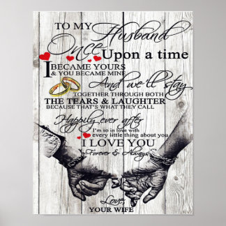 Póster A Mi Marido, Cita De Amor Regalo