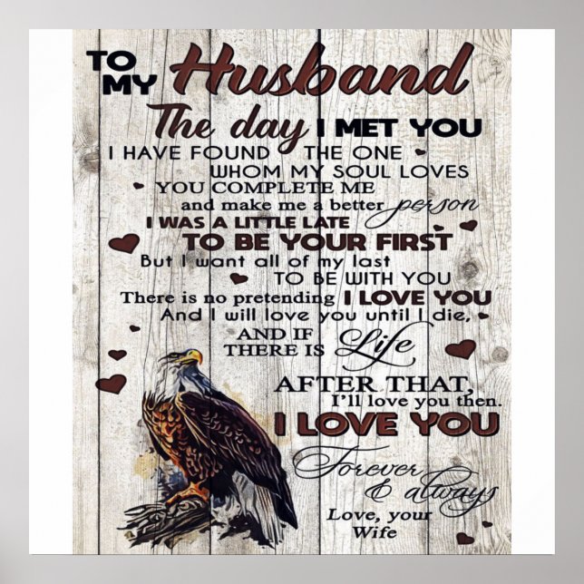 Póster A mi marido presente | Guay New Home Gift | (Frente)