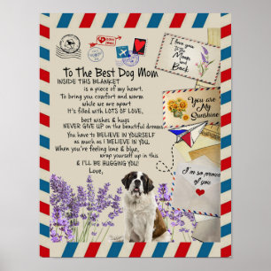 Póster A Mi Perro, Regalo De Mamá, Regalo De Perro, Regal