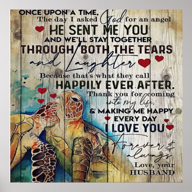 Póster A mi regalo de esposa | Regalo divertido de vacaci (Frente)