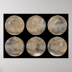 Póster A Mid-Northern Summer/Southern Winter on Mars