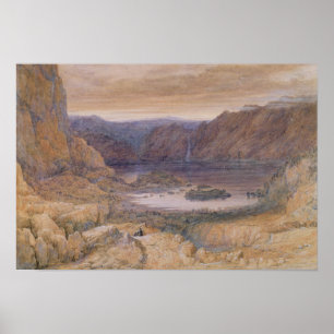 Póster A Mountain Lake, Noruega, c.1827