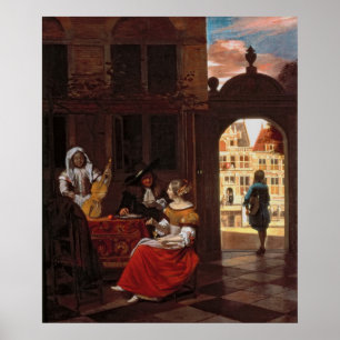 Póster A Musical Party, 1677