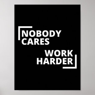 Póster A nadie le importa más el trabajo