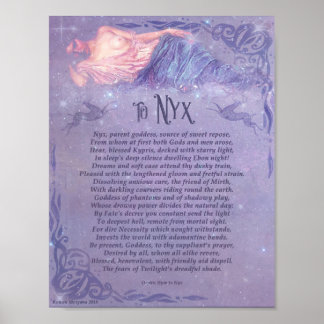 PÓSTER A NYX - INVOCACIÓN DE DIOS