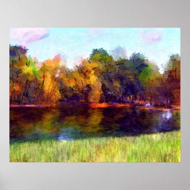 Póster A orillas del lago (Frente)