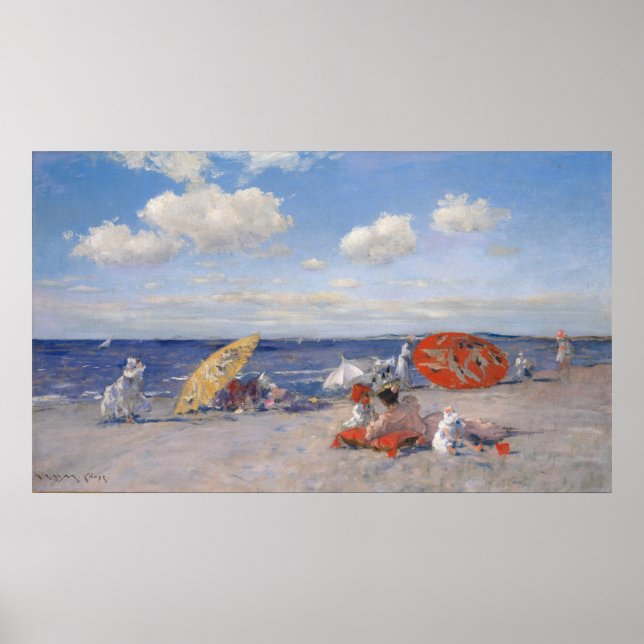 Póster A orillas del mar | c.1892 (Frente)