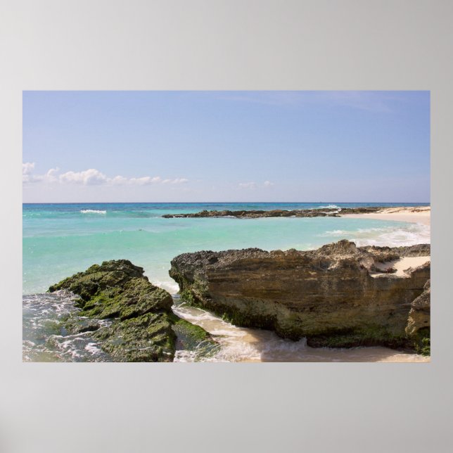 Póster A orillas del mar Caribe (Frente)