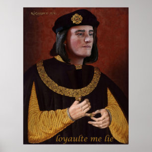 Póster A Richard III le dan una nueva cabeza (¡la suya!)