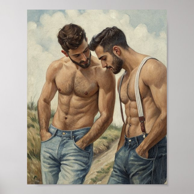 Póster A Rustic Study in Shared Male Desire (Frente)