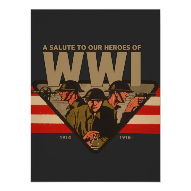 Póster A Salute To Our Heroes of WWI  (Anverso)
