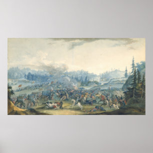 Póster A scene from the Russian-Turkish War, 1801