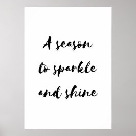 Póster A season to sparkle and shine