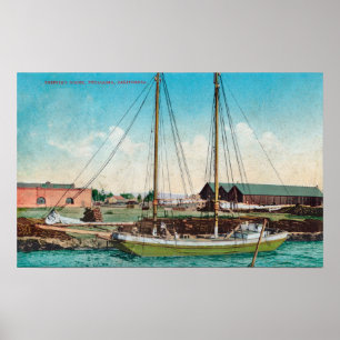 Póster A Shipping Schooner ScenePetaluma, CA