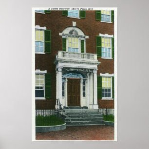 Póster A Shreve Porch, Salem Doorway View
