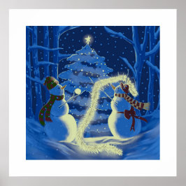 Póster A Snowman Christmas Poster