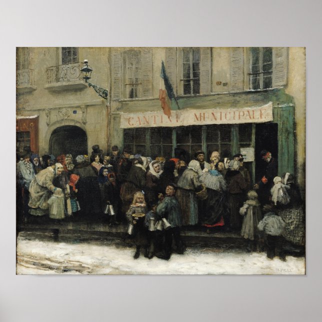 Póster A Soup Kitchen during the Siege of Paris (Frente)