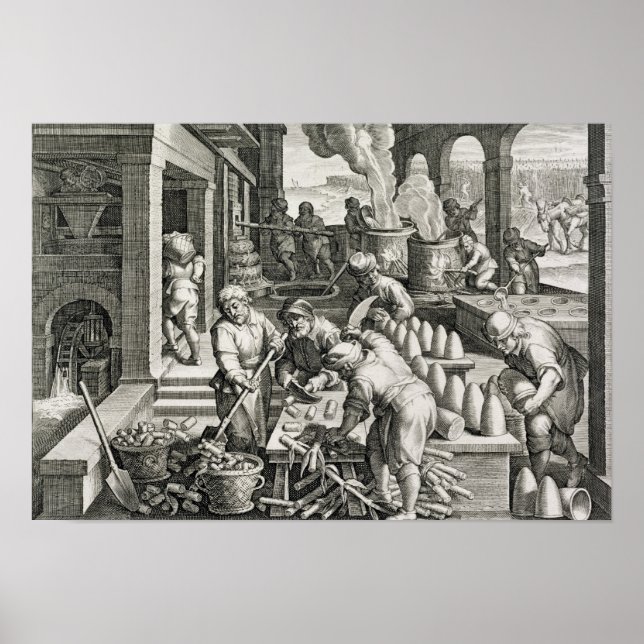 Póster A Sugar Mill and the Production of Sugar (Frente)